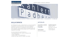 Desktop Screenshot of kahlert-padberg.de