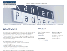 Tablet Screenshot of kahlert-padberg.de
